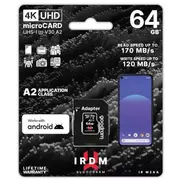 Goodram 64Gb  Irdm Microsdxc Atmiņas karte Adapteris Ir-M2Aa-0640R12