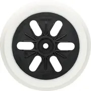 Gumijas slīpšķīvis D 150 mīksts, Ekscentra slīpmašīnām Slīpēšanas Pamatne Ar 6 Atverēm, 2608601115, Bosch 2608601115