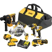 Instrumentu komplekts 12V 1X5.0Ah, 2X2.0Ah, Dch072, Dcs512, Dcd701, Dcf801, Dcs353, Dcl510 Dck611P1D2-Qw Dewalt