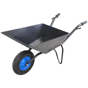 Izturīgs metināts lāpstu ratiņš 70L, 1.0 mm tērauds, pneimatiskā riepa, Aw00028, Awtools Aw00028