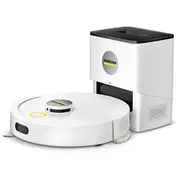 Karcher Rvc 3 Comfort Extra 1.269-123.0 Robotu putekļu sūcējs un slaucītājs Lidar 15 000 Pa Auto tukšošana ar bāzes staciju Balts