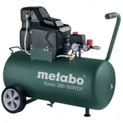 Kompresors Basic 1500W 50L Of, bez eļļas, 130 l/min, 8Bar, 1700W, 50L, 601529000 Metabo