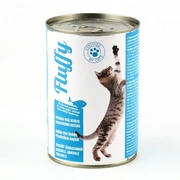 Konservi kaķiem Fluffy, ar zivīm, 410G 450-24987
