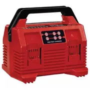 Lādētājs 2X2 Power X-Quattrocharger 4A, Einhell, 4512102, 4 akumulatoru vietas, ātrā uzlāde, viegls un pārnēsājams 4512102