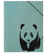 Mape Pagna Panda, A4, elastīga, ar gumiju, zaļa 200-13753