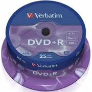 Matricas DvdR Azo Verbatim 4.7Gb 16X 25 Pack, Spindle 43500V