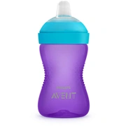 Philips Avent My Grippy mācību krūzīte ar mīkstu snīpi 300Ml, 9M, lillā Scf802/02