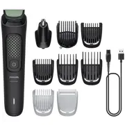 Philips Multigroom series 3000 trimmeris 9-In-1, melns ar zaļu Mg3945/15