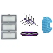 Putekļu sūcēja rezerves daļu komplekts I5C sērijai ar 6 sānu birstēm 1 galveno birsti 3 Hepa filtriem un 2 uzkopšanas drānām 12175000A43598 Midea
