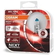 Spuldzes Osram H1 12V 55W P14,5S Night Breaker Unlimited /2 pcs/ O-64150Nl-Hcb