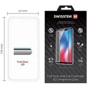 Swissten Ultra Durable 3D Full Face Tempered Glass Aizsargstikls Apple iPhone X / Xs Balts Sw-Jap-T-3D-Iphx-Wh