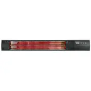 Tunabone Tb2580W-01 elektriskais sienas infrasarkanais terases sildītājs balkonam un terasei 2500W līdz 25M² Ip55 melns