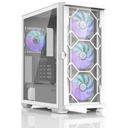 Zalman Z10 Duo  Atx Zm-If120 x4 White