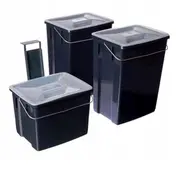 Atkritumu tvertņu komplekts Biobox 2X10L6L pelēks Curver 0808993840