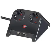 Barošanas bloks ar Usb lādētāju 1,8 m 1153500222 Brennenstuhl