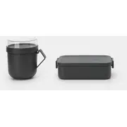 Brabantia Make Amp Take pusdienu komplekts, dark grey 206665