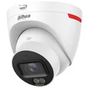 Dahua Ipc-Hdw2449T-S-0280B-Pro 4 Mp tīkla āra eyeball kamera Wizcolor fiksēts 2.8 mm objektīvs Poe Ip67 Wdr Smd Plus iebūvēts mikrofons balts Hdw2449T-S-Led-0280Bpro