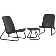 Dārza mēbeļu komplekts Rio Patio Set pelēks  29197637939