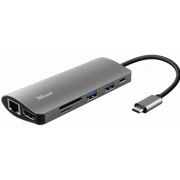Dokstacija Trust Dalyx 7-In-1 Usb-C Silver 23775