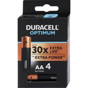 Duracell Optimum Aa Alkaline Baterijas 4Gab 5000394158696
