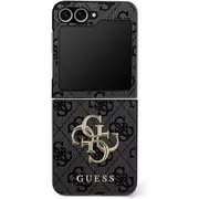 Guess 4G Leather Metal Logo Samsung Galaxy Z Flip 7 Telefona maciņš Guhczf74Gmggr