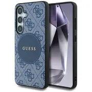 Guess 4G Round Patch Classic Logo Magsafe Aizsargapvalks Priekš Samsung Galaxy S25 Plus Guhms25Mp4Pgrsgb