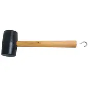 Gumijas āmurs ar koka kātu un āķi mietiņu izņemšanai, 36 cm, 600 g, R389460, Coghlans R389460