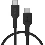 Kabelis Green Cell Powerflex Fast Charging Usb Type-C Male - 100W Black 1.2M Kabgc100Pf120Pb