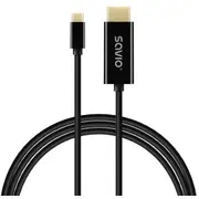 Kabelis Savio Usb-C Male - Hdmi 1M Cl-190