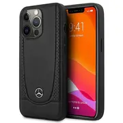 Mercedes Leather Urban Back Case Aizsargapvalks Priekš Apple iPhone 15 Pro Max Mehcp15Xarmbk