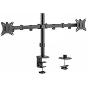 Monitora stiprinājums Gembird Adjustable Desk 2-Display Mounting Arm 17-32 Ma-D2-01