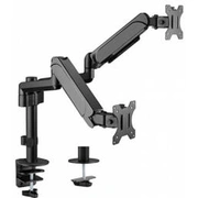 Monitora stiprinājums Gembird Adjustable Desk 2-Display Mounting Arm 17-32 Ma-Da2P-01