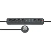 Pagarinātājs Eco-Line 6 ligzdas 1,5 m 1159560516 Brennenstuhl