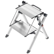 Pakāpienu soliņš salokāms Mk80 Comfortline / alumīnija  2 pakāpieni 034310100