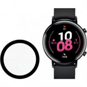 Riff Hot Bending Aizsargstikls priekš Samsung Galaxy Watch 4 ar displeju 40Mm Melnu rāmīti Rf-Tg-Sw4-40Mm