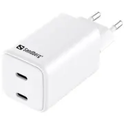 Sandberg 441-56 Ac Charger Dual Usb-C Pd65W Eu
