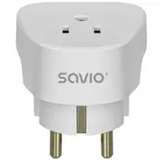 Savio Ap-01 Travel Adapter Strāvas adapteris Us - Eu
