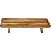 Alpina Servēšanas trauks koka uz kājiņām 38X20.5X5.5Cm 8711252501147