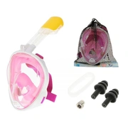 Snorkelēšanas sejas maska Niršanas S/M rozā 61311