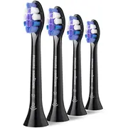Sonicare S2 Sensitive zobu birstes uzgalis, 4 gab, melns Hx6054/88