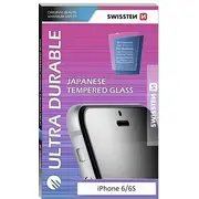 Swissten Ultra Durable 3D Full Face Tempered Glass Aizsargstikls Apple iPhone 6 / 6S Balts Sw-Jap-T-3D-Iph6-Wh
