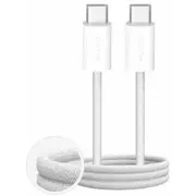 Usb kabelis Puro Fabrik Usb-C 1M 240W Puccc240Wfabk4Whi