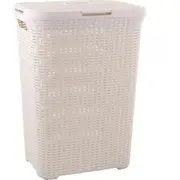 Veļas kaste Natural Style 60L Curver 0800707885 44,8X34,1X61,5Cm krēmkrāsā