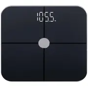 Viedie vannas svari ar maksimālo slodzi 180 kg 100 g precizitāti un ķermeņa masas indeksa Bmi mērīšanu melni Ad8187 Adler Ad 8187 Black