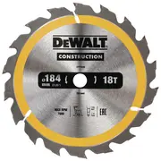 Zāģripa Construction 184X16Mmx18Z Dt1938-Qz Dewalt