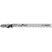 100 figūrzāģa asmeņi T 101 B, Figūrzāģiem Figūrzāģa Asmens B Clean For Wood, 2608637876, Bosch 2608637876