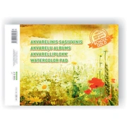 Akvareļu zīmēšanas albums Smlt A4 formāts,200 g,10 lapas 100-00258