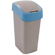 Atkritumu spainis Flip Bin 45L sudraba/zila 0802172734 Curver