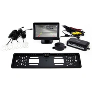 Autostāvvietas palīgsistēma Tft01 4,3 ar Cam-402 Led 4 sensori balts 01551