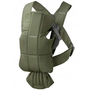 Babybjörn Baby ķengursoma Mini Woven, Dark green 021040